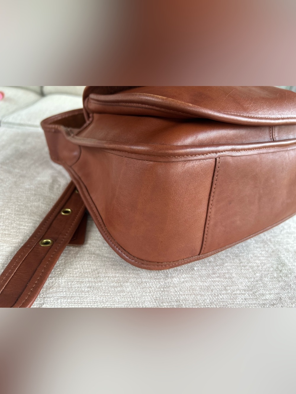 EUC Vintage Coach Taft British Tan - Picture 15 of 16